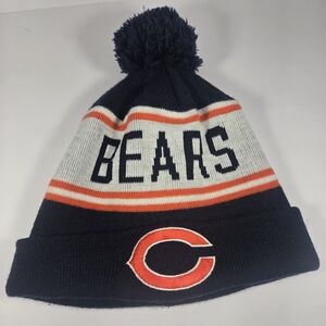 Chicago Bears Pom Beanie NFL Apparel 47 Brand One Size NFL Beanie EUC
